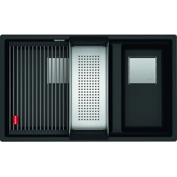 Franke Kanon KNG 120 zlewozmywak 76x46 cm Fragranite onyx 125.0528.636