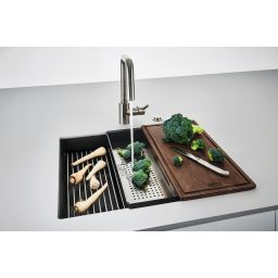 Franke Kanon KNG 110-52 zlewozmywak 52x42 cm Fragranite czarny mat 125.0633.002