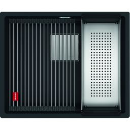 Franke Kanon KNG 110-52 zlewozmywak 52x42 cm Fragranite czarny mat 125.0633.002