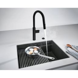 Franke Kanon zlewozmywak granitowy 56x46 cm onyx 125.0740.835