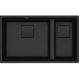 Franke Kanon zlewozmywak granitowy 76x46 cm onyx 125.0740.836