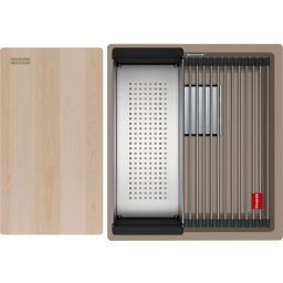 Franke Kanon KNG PRO 110-37 zlewozmywak granitowy 46x41 cm cappuccino 125.0749.647