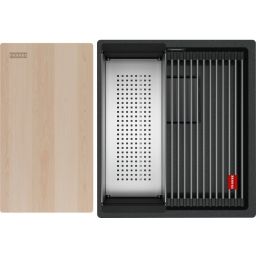 Franke Kanon KNG PRO 110-37 zlewozmywak granitowy 46x41 cm onyx 125.0749.654