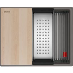 Franke Kanon KNG PRO 110-52 zlewozmywak granitowy 56x46 cm kamienny szary 125.0749.658