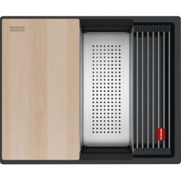 Franke Kanon KNG PRO 110-52 zlewozmywak granitowy 56x46 cm onyx 125.0749.660