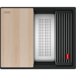 Franke Kanon KNG PRO 110-52 zlewozmywak granitowy 56x46 cm czarny mat 125.0749.662