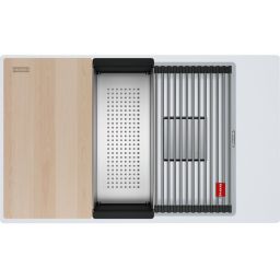 Franke Kanon KNG PRO 110-62 zlewozmywak granitowy 76x46 cm biały polarny 125.0749.665