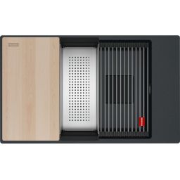 Franke Kanon KNG PRO 110-62 zlewozmywak granitowy 76x46 cm onyx 125.0749.674