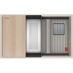 Franke Kanon KNG PRO 160-46-21 zlewozmywak granitowy 76x46 cm orzechowy 125.0749.676