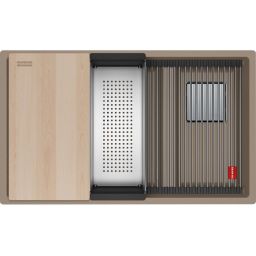 Franke Kanon KNG PRO 160-46-21 zlewozmywak granitowy 76x46 cm cappuccino 125.0749.677