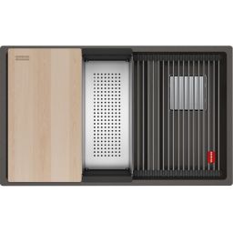 Franke Kanon KNG PRO 160-46-21 zlewozmywak granitowy 76x46 cm łupkowy szary 125.0749.679