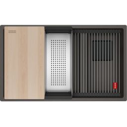 Franke Kanon KNG PRO 160-46-21 zlewozmywak granitowy 76x46 cm łupkowy szary 125.0749.683