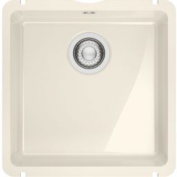 Franke KubusX zlewozmywak ceramiczny 40,5x40 cm kremowy połysk 126.0738.287