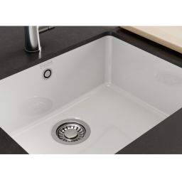 Franke KubusX zlewozmywak ceramiczny 50,5x40 cm biały połysk 126.0738.290