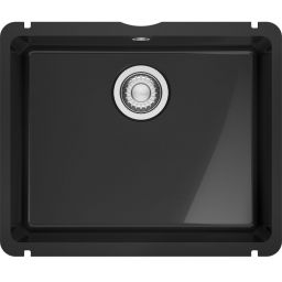 Franke KubusX zlewozmywak ceramiczny 50,5x40 cm onyx połysk 126.0738.292