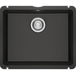 Franke KubusX zlewozmywak ceramiczny 50,5x40 cm czarny mat 126.0738.293