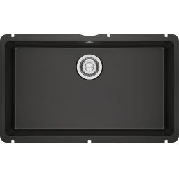 Franke KubusX zlewozmywak ceramiczny 70,5x40 cm czarny mat 126.0738.297