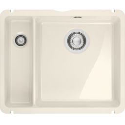 Franke KubusX zlewozmywak ceramiczny 49x40 cm kremowy połysk 126.0738.299