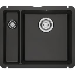 Franke KubusX zlewozmywak ceramiczny 49x40 cm czarny mat 126.0738.301
