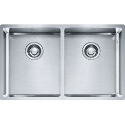 Franke Box BXX 220/120 34-34 zlewozmywak stalowy 74x45 cm stal szczotkowana 127.0370.188