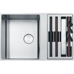 Franke Box Center BWX 220-41-27 zlewozmywak stalowy 79x51 cm stal szlachetna 127.0617.529