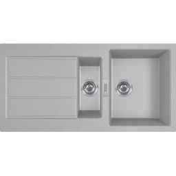Franke Sirius 2.0 S2D 651-100 zlewozmywak 100x50 cm z Tectonite kamienny szary 143.0618.682