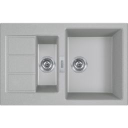 Franke Sirius 2.0 S2D 651-78 zlewozmywak 78x50 cm z Tectonite kamienny szary 143.0618.684