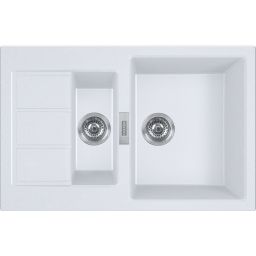 Franke Sirius 2.0 S2D 651-78 zlewozmywak 78x50 cm z Tectonite biały polarny 143.0618.686