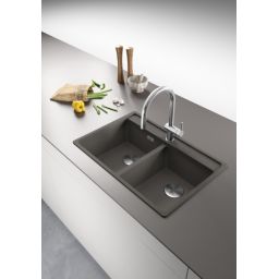 Franke Maris zlewozmywak granitowy 76x51 cm łupkowy szary 114.0716.341