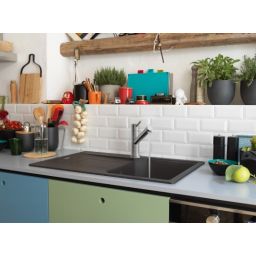 Franke Urban zlewozmywak granitowy 78x50 cm łupkowy szary 114.0716.363