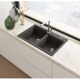 Franke Urban zlewozmywak granitowy 78x50 cm łupkowy szary 114.0716.367