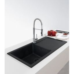 Franke Maris zlewozmywak granitowy 97x50 cm czarny 114.0693.519