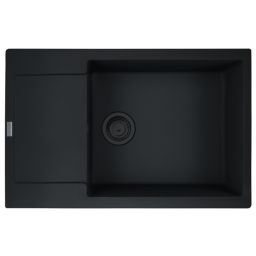Franke Maris zlewozmywak granitowy 78x50 cm czarny 114.0693.520