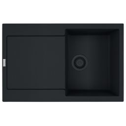 Franke Maris zlewozmywak granitowy 78x50 cm czarny 114.0693.533