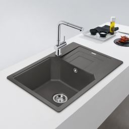 Franke Urban UBG 611-62 GSC zlewozmywak 62x50 cm Fragranite kamienny szary 114.0687.266