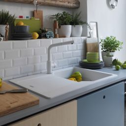 Franke Urban UBG 611-78 GSC zlewozmywak 78x50 cm Fragranite biały polarny 114.0687.272