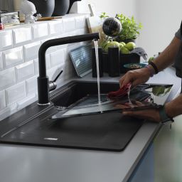 Franke Urban UBG 611-86 GSC zlewozmywak 86x50 cm Fragranite onyx 114.0687.285