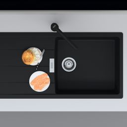 Franke Centro CNG 611-100 XL GSC zlewozmywak 100x50 cm Fragranite czarny mat 114.0687.332