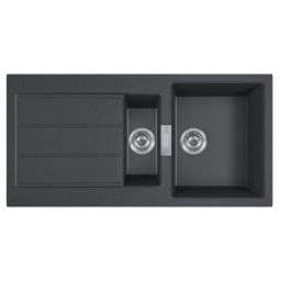 Franke Sirius 2.0 zlewozmywak Tectonite 100x50 cm onyx 143.0618.681