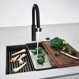 Franke Kanon KNG 110-52 zlewozmywak 56x46 cm Fragranite czarny mat 125.0721.150