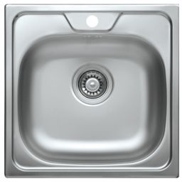 Outlet - Genesis Allux 70 zlewozmywak stalowy 48x48 cm satyna 1074634