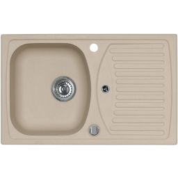 Alveus Record 30 zlewozmywak 78x48 cm granitowy beż 1115055