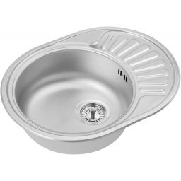 Alveus Ciklo 10 zlewozmywak 57x44 cm stal len 1123827