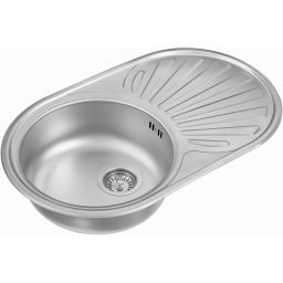 Alveus Ciklo 20 zlewozmywak 74x44 cm stal len 1123987