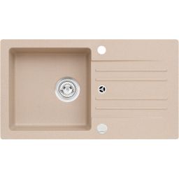 Alveus Foxtrot zlewozmywak granitowy 75x42 cm beżowy 9603255