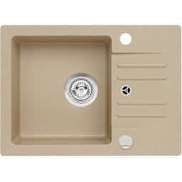 Alveus Foxtrot 30 zlewozmywak 58x42 cm granitowy beż 9653255