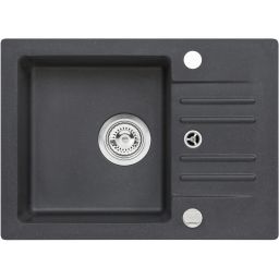 Alveus Foxtrot 30 zlewozmywak 58x42 cm granitowy czarny 9653291