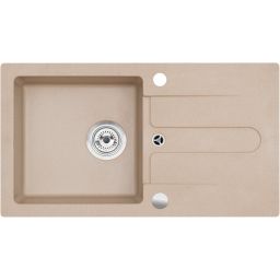 Alveus Cancan zlewozmywak granitowy 75x42 cm beżowy 9703355