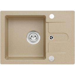 Alveus Cancan zlewozmywak granitowy 58x42 cm beżowy 9753355