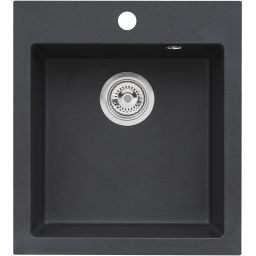 Alveus Boogie 20 zlewozmywak 45x50 cm granitowy czarny 9812091